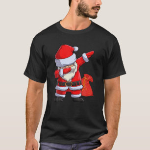 Funny Dabbing Santa Christmas Dab Dance Gift For K T-Shirt
