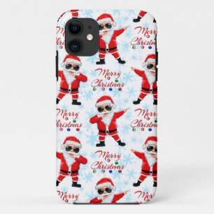 Funny Dabbing Santa Claus Merry Christmas iPhone 11 Case