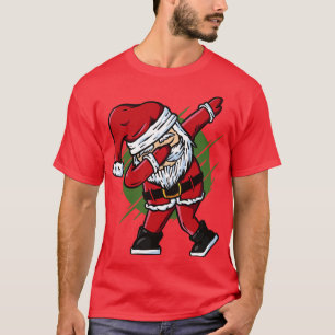 Funny Dabbing Santa Claus toon T-Shirt