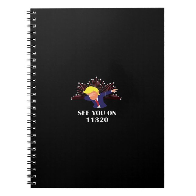 Funny Dabbing See 11320 Design Graphic Notebook (Front)