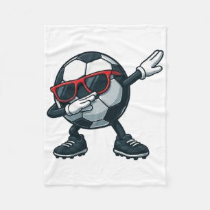 Funny Dabbing Soccer Shirt For Boys Men Women Spor Fleece Blanket