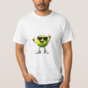 Funny Dabbing Tennis Ball Sports Player T-Shirt