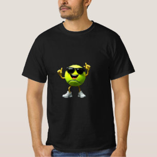 Funny Dabbing Tennis Ball Sports Player T-Shirt