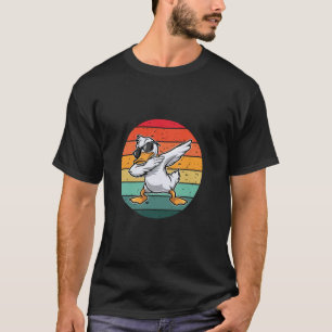 Funny Dabing duck Cool Goose Humourous Dabing duck T-Shirt