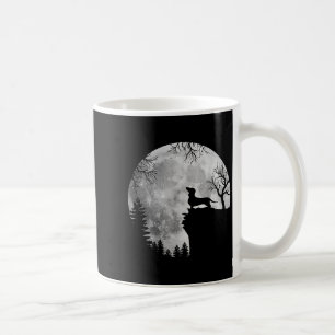 Funny Dachshund And Moon Halloween Dog Lover Costu Coffee Mug