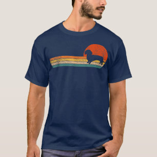 Funny Dachshund Dog Owner Wiener Retro Vintage Dog T-Shirt