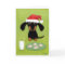 Funny Dachshund Dog Santa with Milk and Cookies