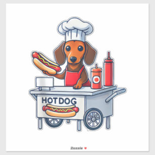 Funny Dachshund Dog Weenie Sausage Hotdog Sandwich
