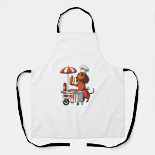 Funny Dachshund Dog Weenie Sausage Hotdog Sandwich Apron