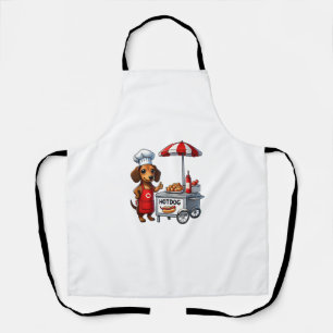 Funny Dachshund Dog Weiner Sausage Hotdog Sandwich Apron