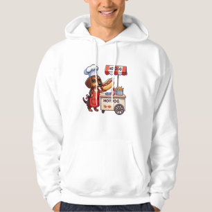 Funny Dachshund Dog Weiner Sausage Hotdog Sandwich Hoodie