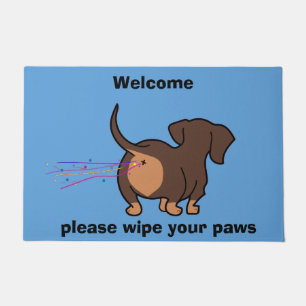 Funny Dachshund Doormat