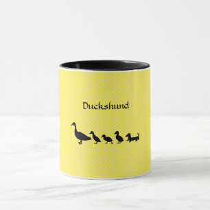 Funny Dachshund Duck Coffee Mug