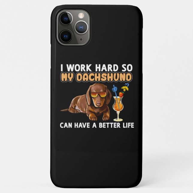 Funny Dachshund Lover Case-Mate iPhone Case (Back)