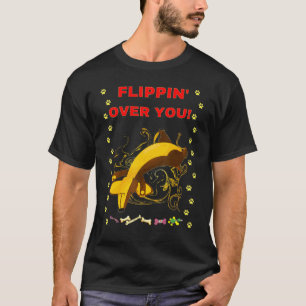 Funny Dachshund Pet Dad Wiener Dog Mum Flippin Ove T-Shirt