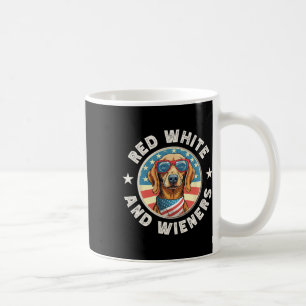 Funny Dachshund Red White And Wieners Weiner Dog 4 Coffee Mug