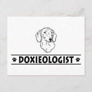 Funny Dachshund - Smoothcoated Postcard