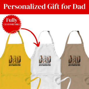Funny Dad Apron – Chief of Jokes & Snack Holder