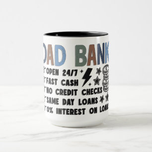 Funny Dad Bank Mug