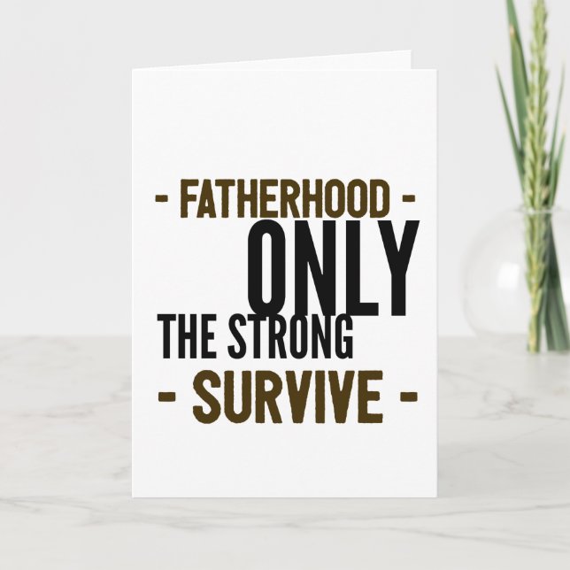 Funny Dad Birthday Gifts Card (Front)