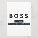 Funny Dad Birthday Gifts Card<br><div class="desc">FUNNY FATHERS DAY TSHIRT - BOSS</div>