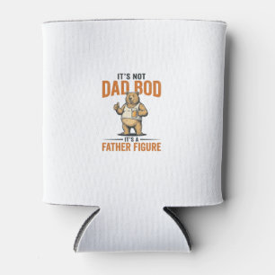 Funny Dad Bod Father Figure Bear Beer Shirt_1 Can Cooler