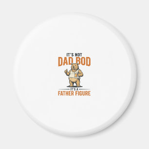 Funny Dad Bod Father Figure Bear Beer Shirt_1 Magnet