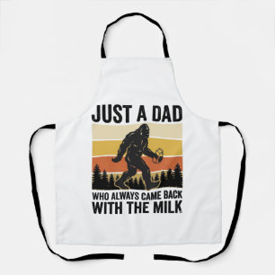 Funny Dad Came Back With the Milk Vintage Shirt_1 Apron