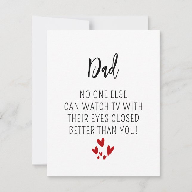 Funny Dad Card - Sarcastic Father's Day & Birthday (Front)