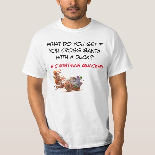 Funny Dad Christmas Joke T-shirt  (Front)