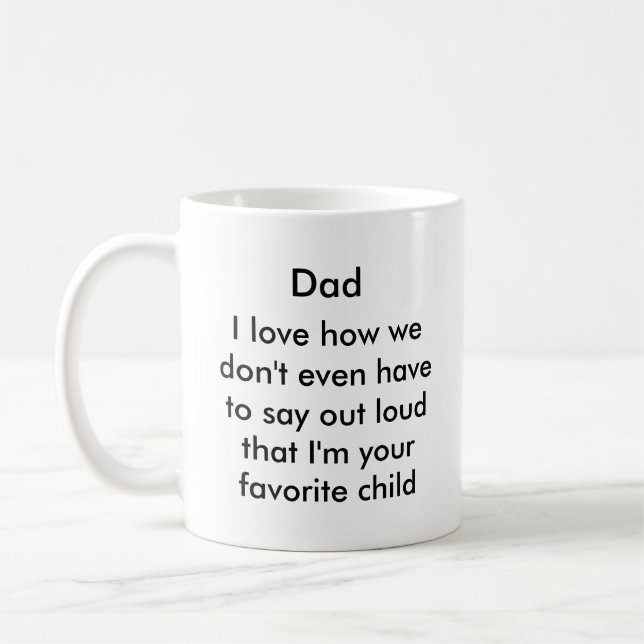 Funny dad coffee mug (Left)