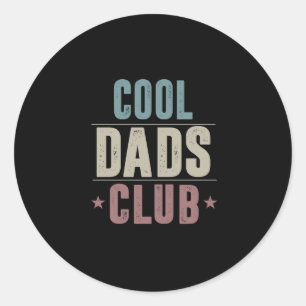 Funny Dad Daddy Father's Day Love Family Classic Round Sticker