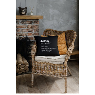 Funny Dad Father's Day, Novelty Gift Personalised Cushion