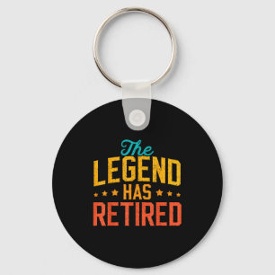 Funny Dad Grandpa Retirement The Legend Has Retire Key Ring