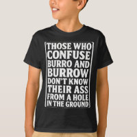 Funny Dad Joke Burro Burrow Pun From Hole In The G