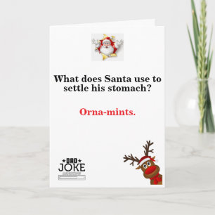 Funny Dad Joke Christmas Card