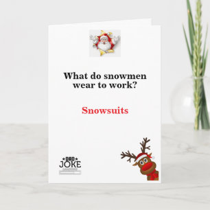 Funny Dad Joke Christmas Card