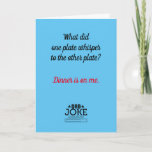 Funny Dad Joke Designed Card<br><div class="desc">This funny adorable dad joke designed card is a great Birthday gift for anyone celebrating their special day. If you like this joke, check out the large range of similar Dad Jokes in my store. If you would like to make this card more personalised, please message me and I will...</div>