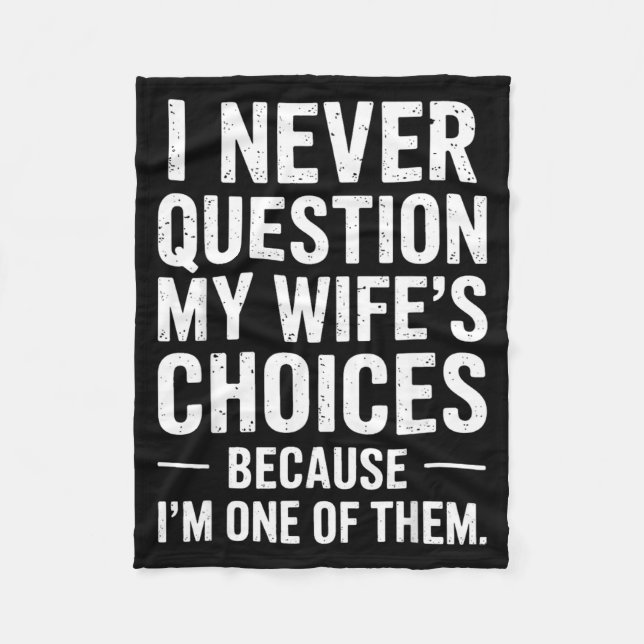 Funny Dad Joke Quote For Husband Fathers Day Tee  Fleece Blanket (Front)