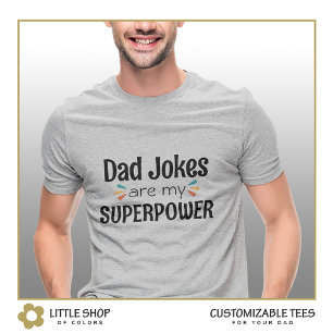 Funny Dad Jokes Customisable Father’s Day T-Shirt