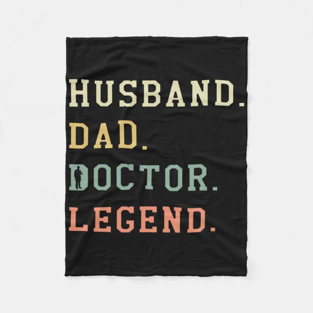 Funny Dad Jokes Design For Men Dad Databyse Dad Jo Fleece Blanket (Front)