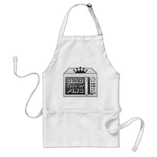 Funny Dad King Of Ping Microwave Cooking Standard Apron