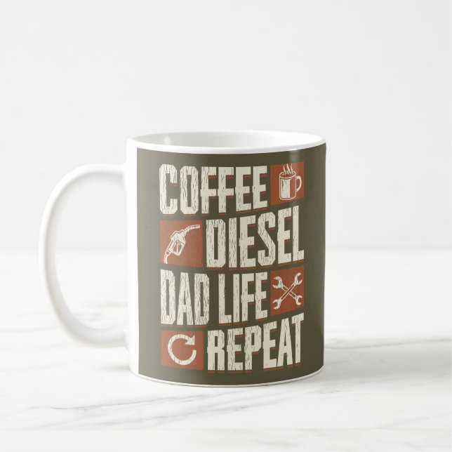 Funny Dad Life Gift  Coffee Mug (Left)