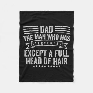 Funny Dad Life Joke Humour Men Parenting Best Papa Fleece Blanket