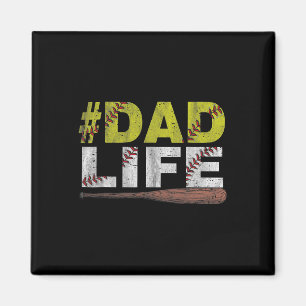 Funny Dad Life Softll Sell Daddy Sports Father's D Magnet