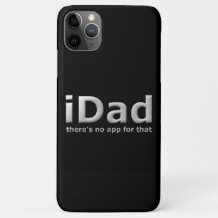 Funny Dad Phone App Joke On Black iPhone 11 Pro Max Case