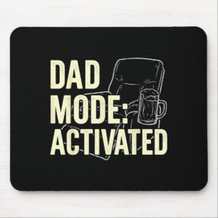 Funny Dad Pitmaster BBQ Papa Smoker Grill Party Mouse Pad