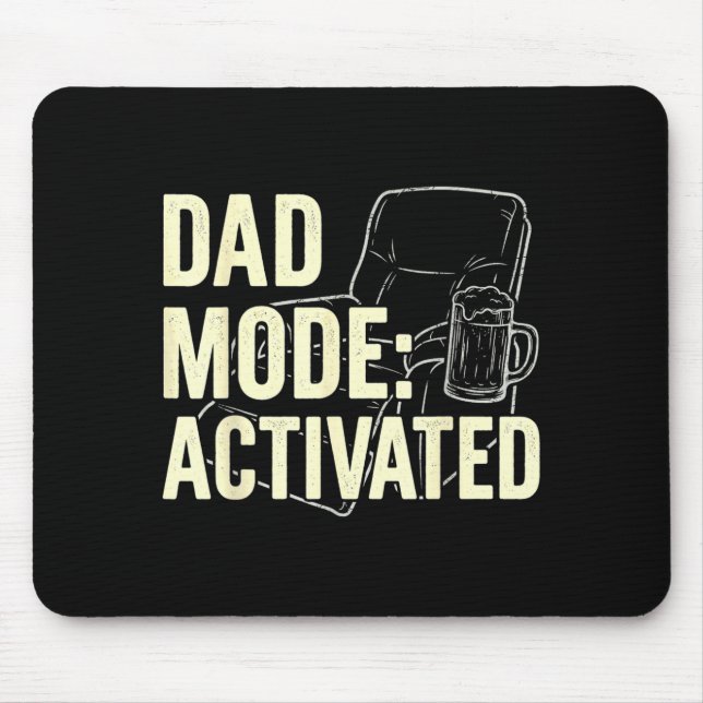 Funny Dad Pitmaster BBQ Papa Smoker Grill Party Mouse Pad (Front)