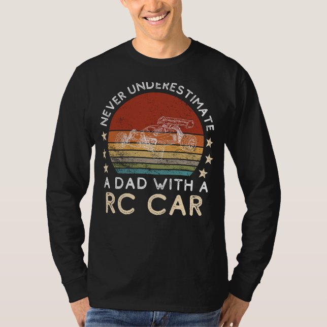 Funny Dad RC Car Tee - Dads Remote-Controlled Fun  (Front)