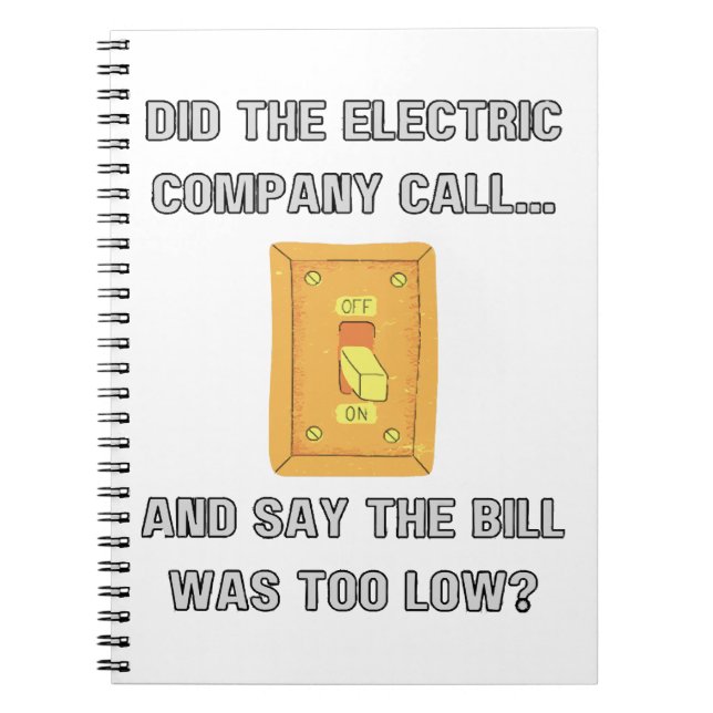 Funny Dad Sayings  Notebook (Front)